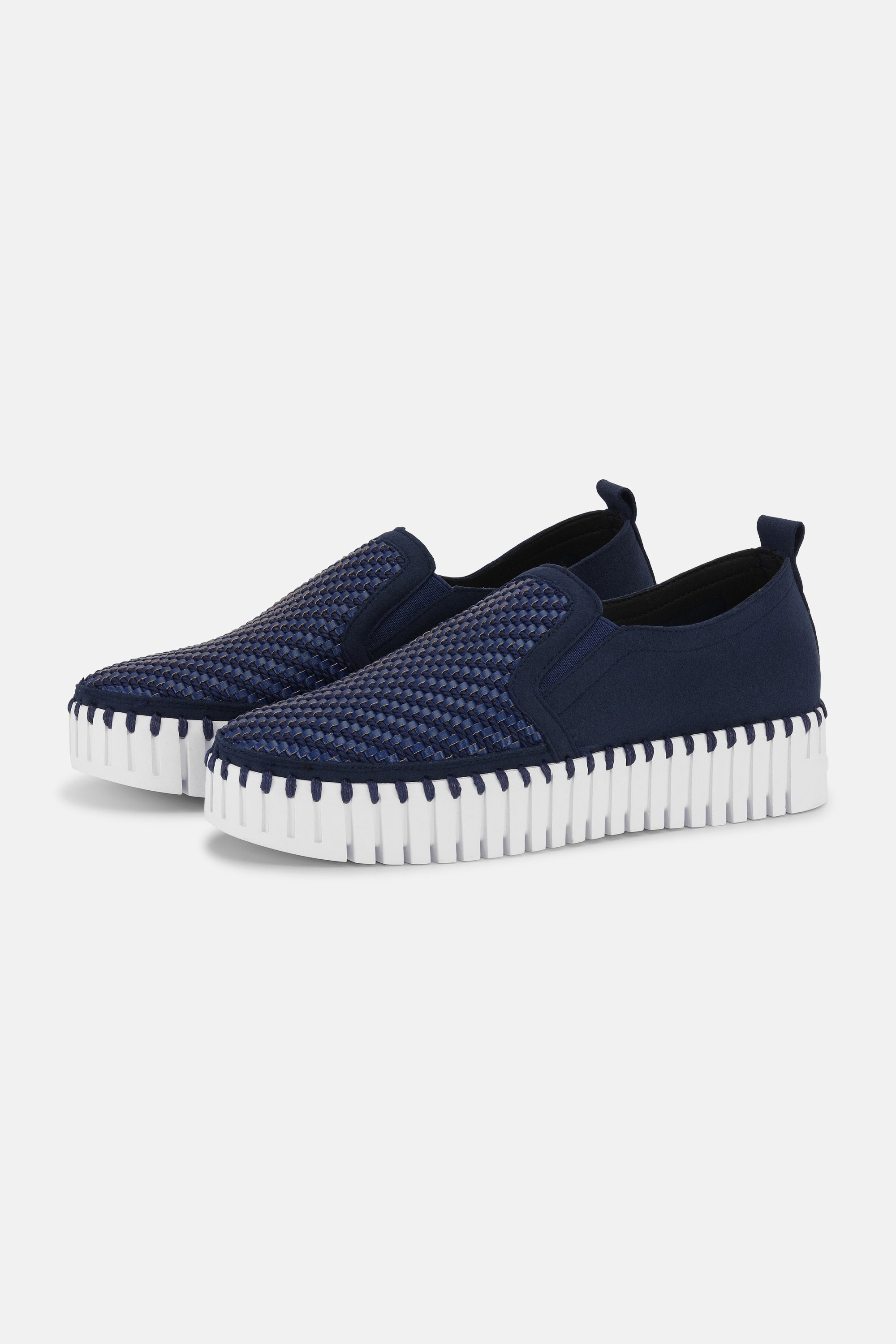 Tulip Plattformsko - Dark Indigo White